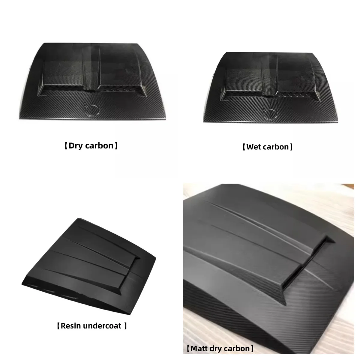 Carbon fiber Engine Cover for Mercedes Benz G500 G350 G63 G55 G400 modified Resin Bonnet cover Hood scoop Car Accessories