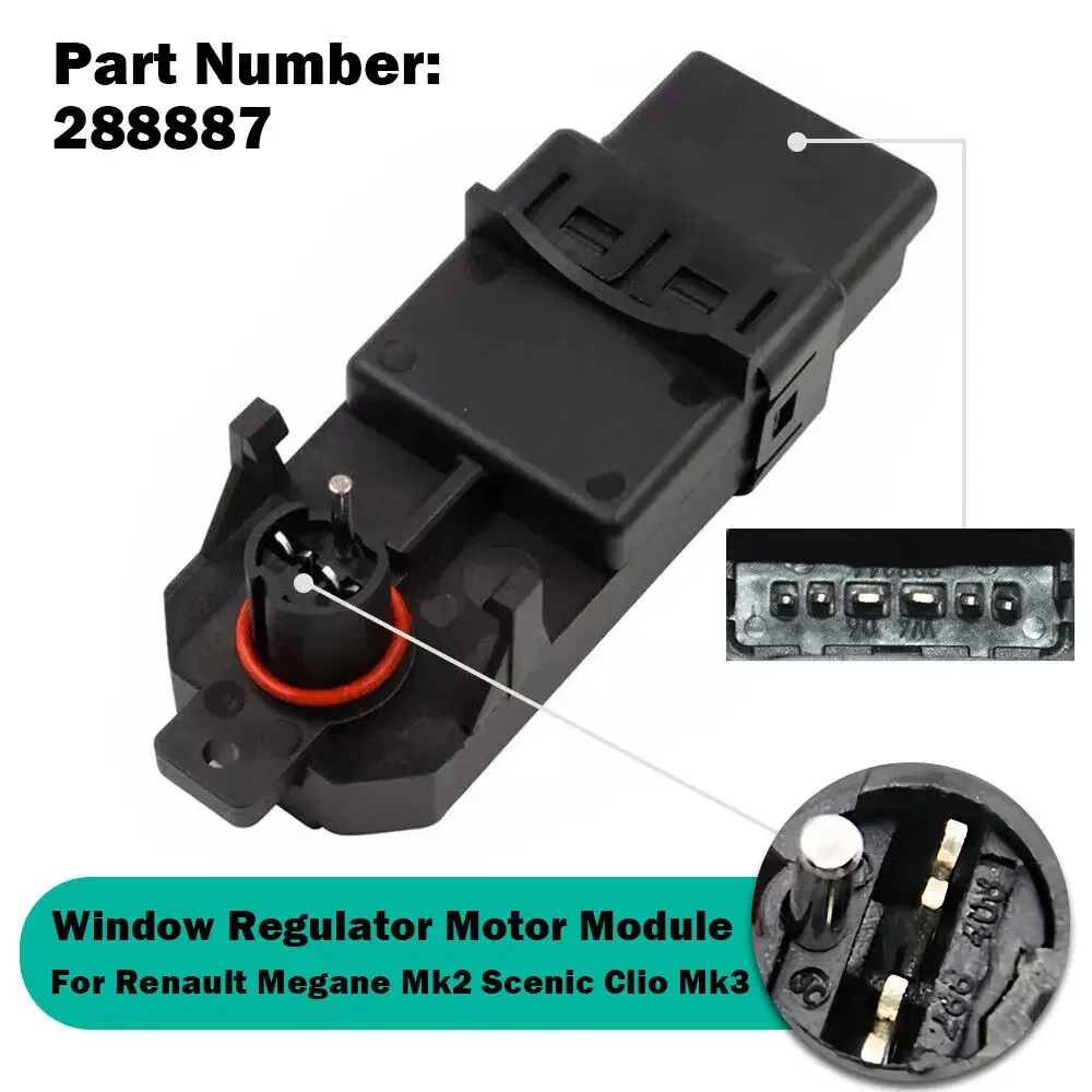 For Renault Espace Megane Mk2 Scenic Clio Mk3 Grand Window Regulator Motor Module 288887 440726 440746 440788 Accessories Auto