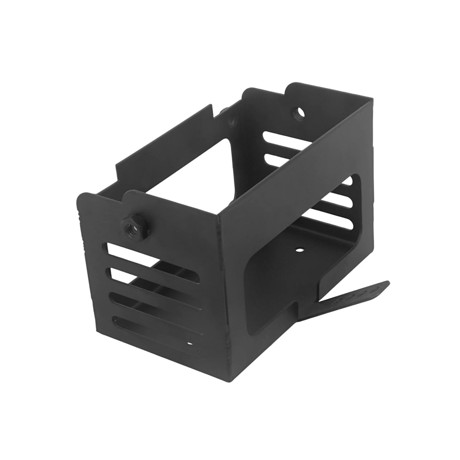 Motorcycle Monolever Battery Box Holder Stainless Steel For Rear Mounting-show For BMW R65 R80 R100