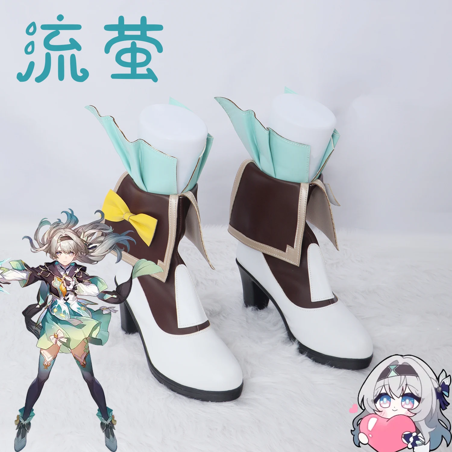 

Honkai Star Rail Firefly Cosplay Shoes Boots Halloween Anime Cosplay Shoes