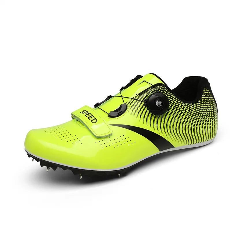 

Big Size 36-47 Men Women Track and Field Shoes Comfortable Track Running Spike Shoes Lightweight Soft Outdoor Athletic Shoes