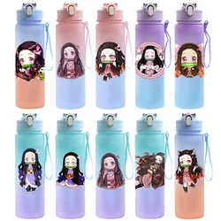 Anime Demon Slayer 750ML Water Bottle Large Capacity Portable Outdoor Sport Drink Water Cup Coffee Cup Children Kid Gift