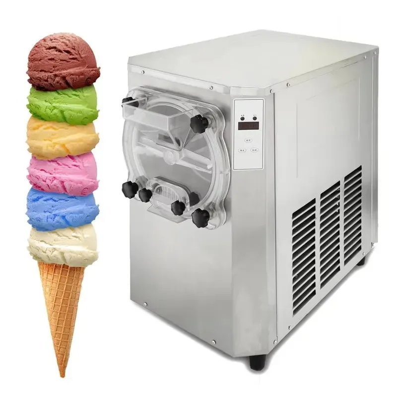 1500W Desktop Hard Ice Cream Machine Milk Based Commercial Grade for New Restaurants