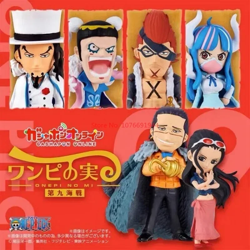 Bandai Original Gashapon One Piece Onepi No Mi 09 Nico Robin Rob Lucci Bon Clay Anime Action Figure Toy Gift For Friend Birthday