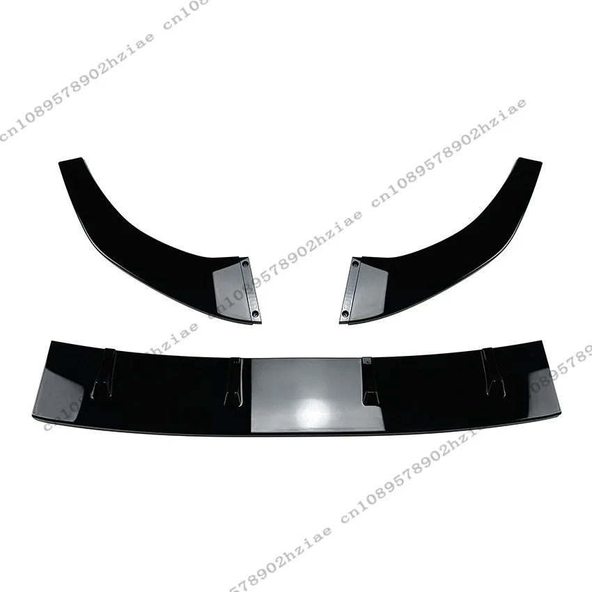 Front Bumper Spoiler Lip For Audi S3 A3 8Y S-Line TFSI 2020-2024 Sedan/Sportback Lower Splitter Blade Protector Body Kit Tuning