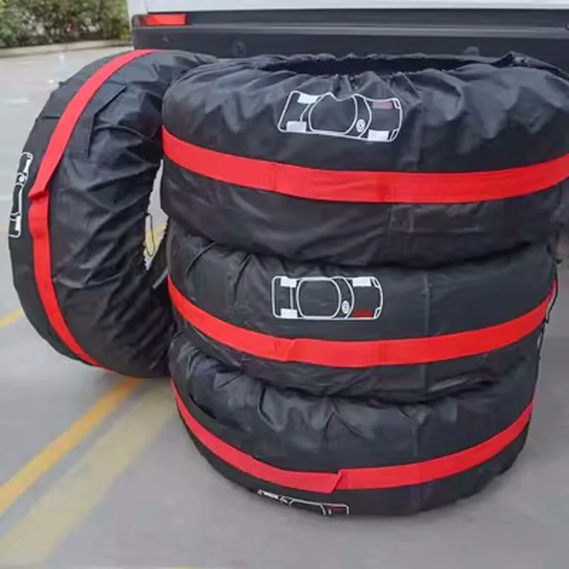 Car Spare Tyre Cover Garage Tire Case Auto Vehicle Automobile Tire Accessories Summer Winter Protector Tire Storage Bag