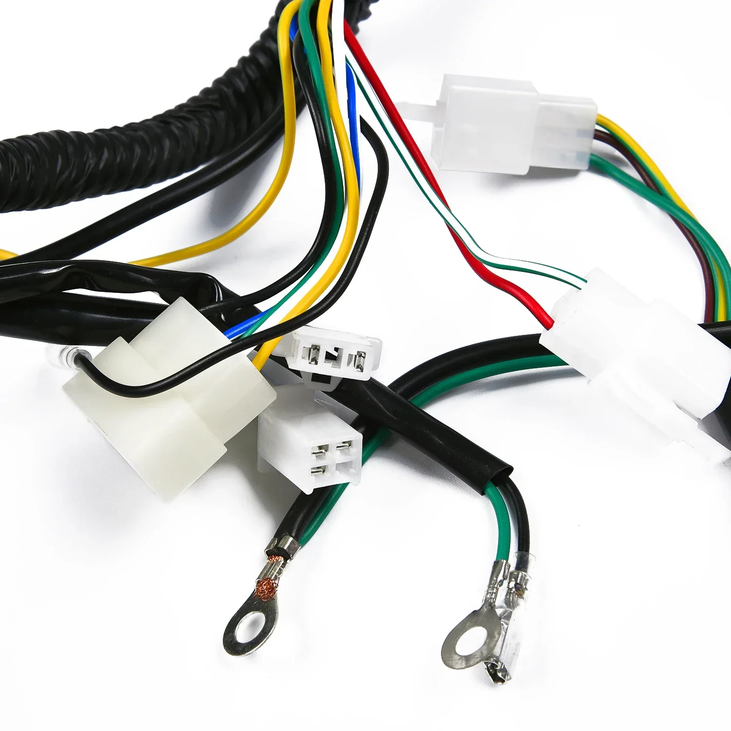 Arnés de cableado eléctrico completo para ATV QUAD 150/200/250CC CDI piezas de estator arranque eléctrico de motocicleta cableado completo