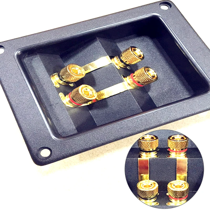 Terminal Cup Connector 266 Parts Express Gold Banana Jacks Recessed Speaker Box