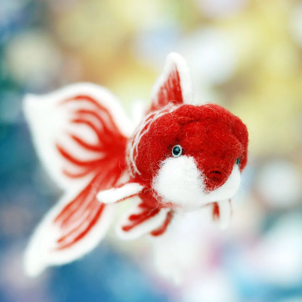 

1 Set Goldfish Felting Kit Needle Tools Wool Diy Starter Supplies Craft Jewelry Making Durable Metal Felting Tools For Kids