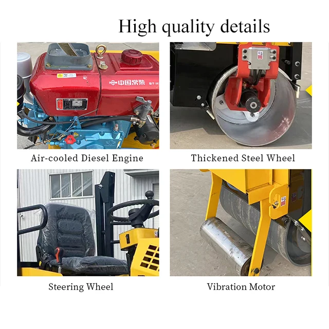 공장 직판 유압식 3톤 단일&이중 드럼 도로 롤러 콤팩터 도로 건설용