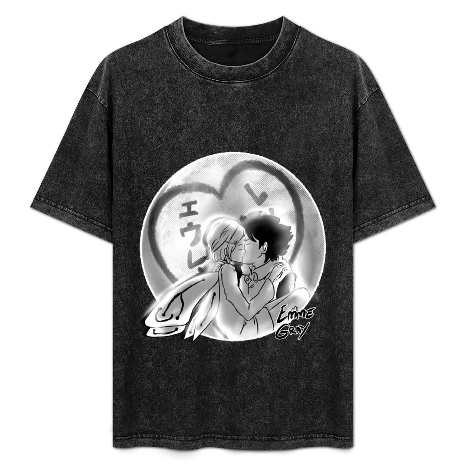 

Inktober 2021 - 18 MOON T-Shirt All Match Basic Short Sleeve Top