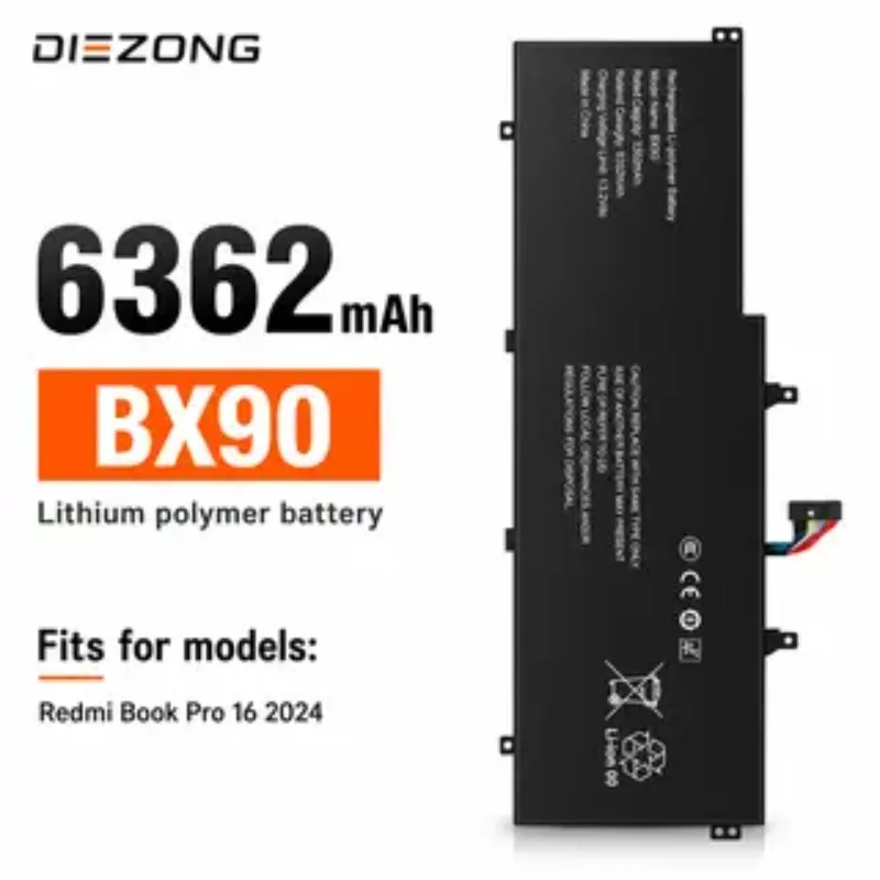 2026 New High‑quality BX90 Battery 15.56V 6362mAh for Xiaomi Redmi Book Pro16 2024 Y3519 Laptop Battery