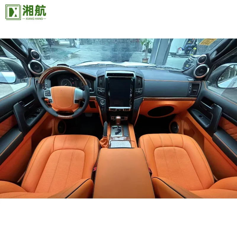 

Suitable Leather Full Set Luxury Covers and High Quality Vehicle Sport Car Seat Cushion for Toyota Land Cru