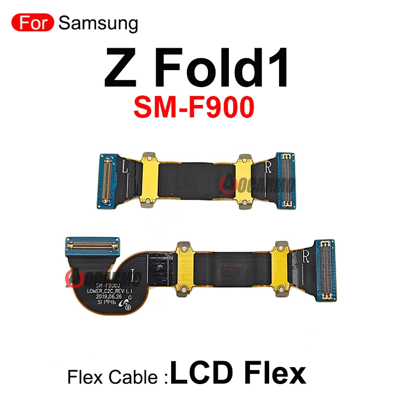 For Samsung Galaxy Z Fold 5 4 3 2 Fold1 Z Fold5 MainBoard Connection LCD Screen Spin Axis USB Main Flex Cable Replacement Part