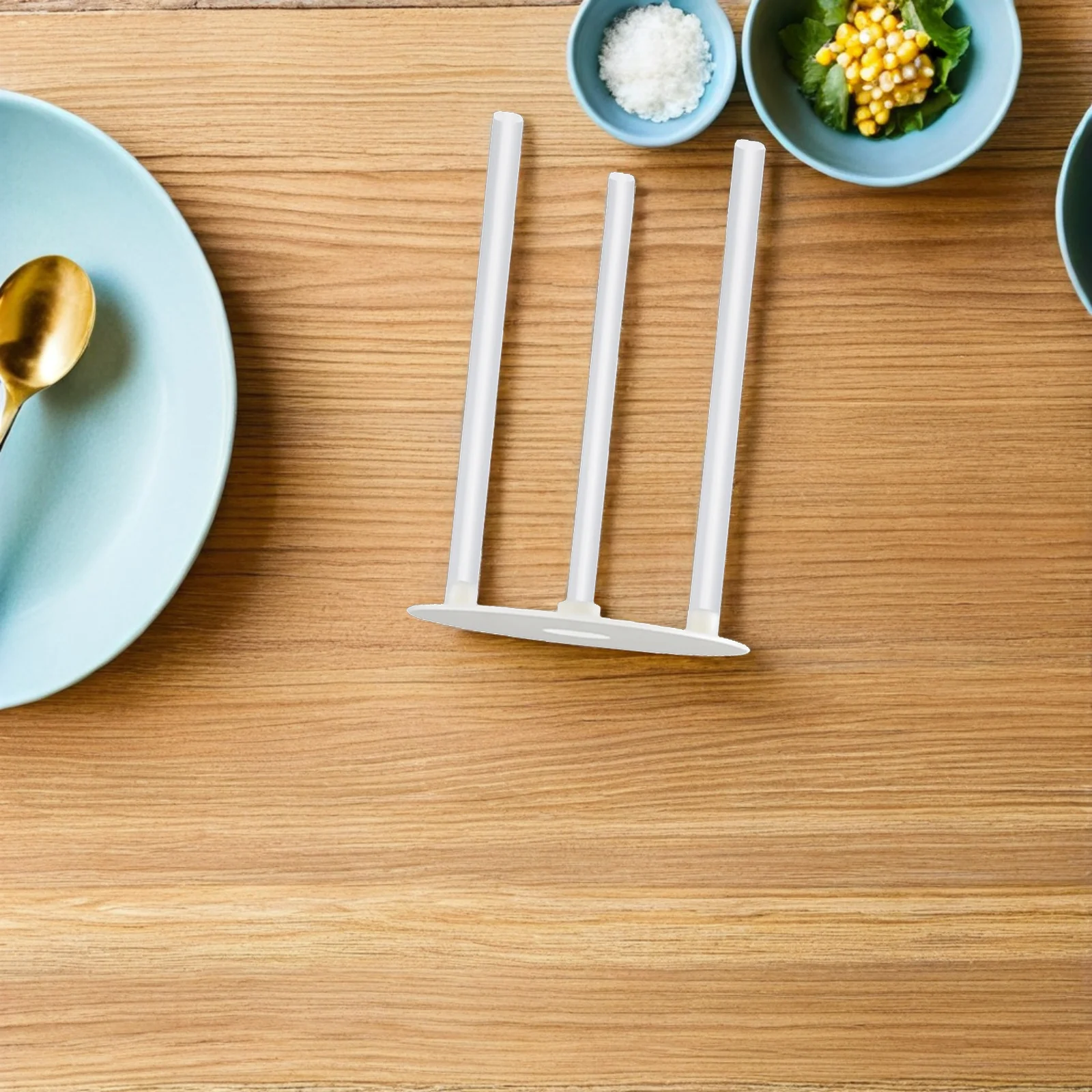 8set Separator Plates Pillars Set Round Layered Cake Support Rods Transparent Food-Grade Plastic Multi-Layer Cake Making Tool