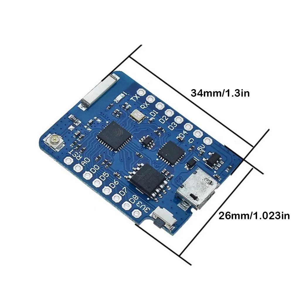 Плата разработки стабильная Wi-Fi ESP8266, плата для разработки, легкая, высокая надежность, замена мощности цифрового модуля