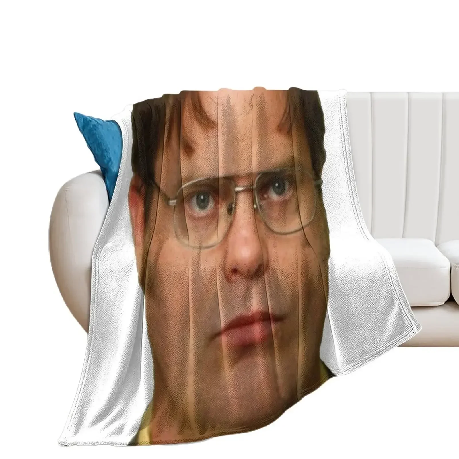 dwight schrute Throw Blanket Loose Personalized Gift Winter beds Blankets