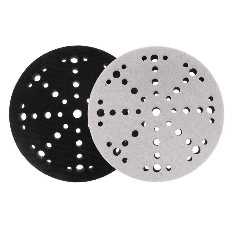 

6Inch 150mm 48-Holes 5mm Soft Sponge Interface Pad For Sander Backing Pads Buffer Electric Tools Accessories Replacement Parts