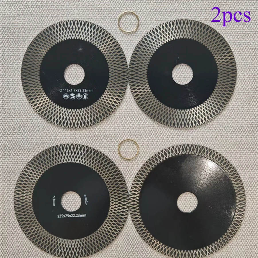 

2pcs-115mm/ 125mm rhombic mesh blade corrugated cutting disc, used for cutting marble and ceramic tiles stone.4.5‘’/5‘’