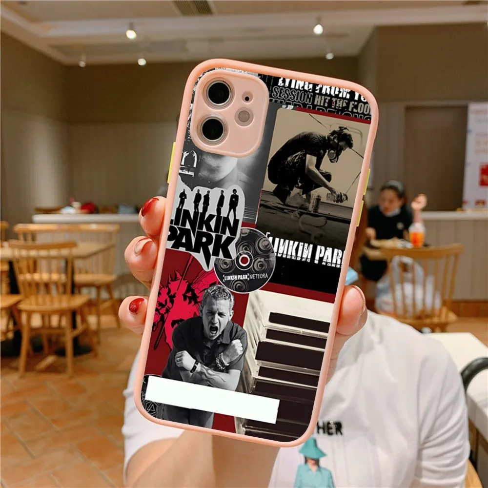 Чехол для телефона L-Linkins Music Park для iPhone 14, 11, 12, 13, Mini Pro Max 8, 7 Plus X XR XS MAX, полупрозрачный матовый чехол