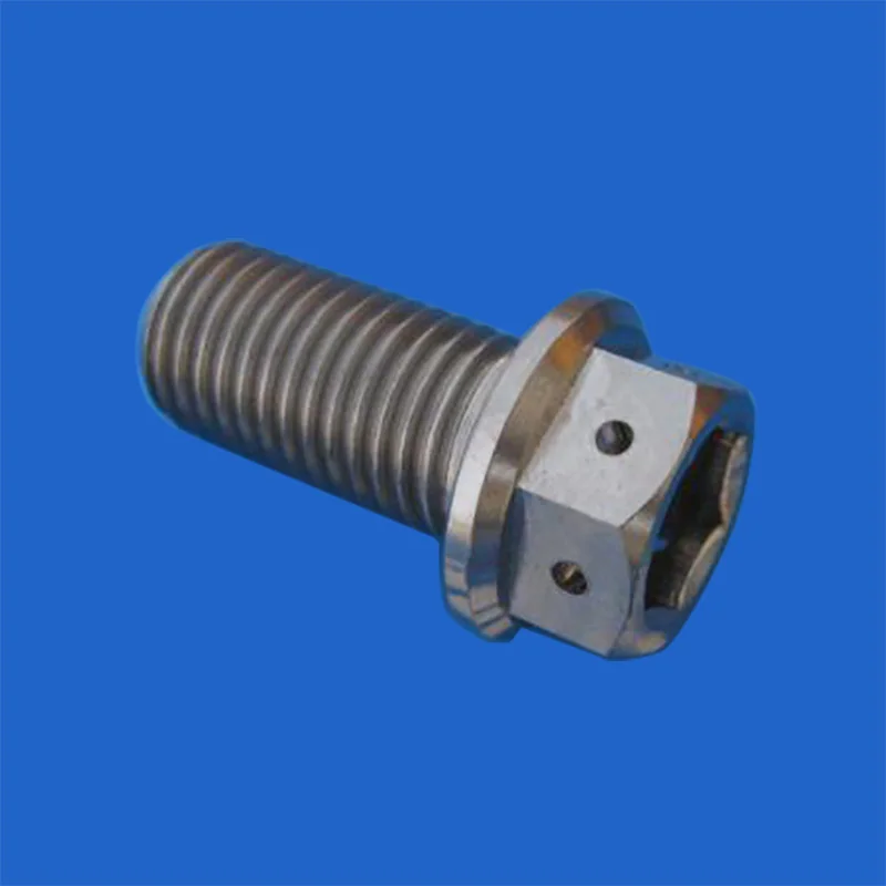 M10 Pitch 1.25 1.5 Titanium Hex Drilled Head Flange Bolt 20mm 25mm 30mm 35mm 40mm 45mm 50mm 55mm 60mm 65mm 70mm 80 90 100mm Long