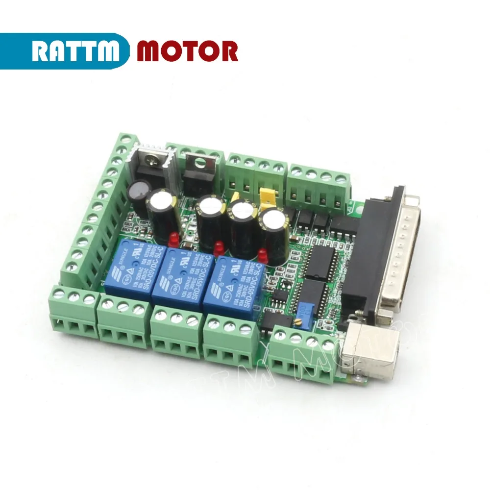 Imagem -04 - Cnc Interface Drive Motion Controller Card Breakout Board Máquina de Gravura 145a Motherboard Lpt Mach3 Mach3