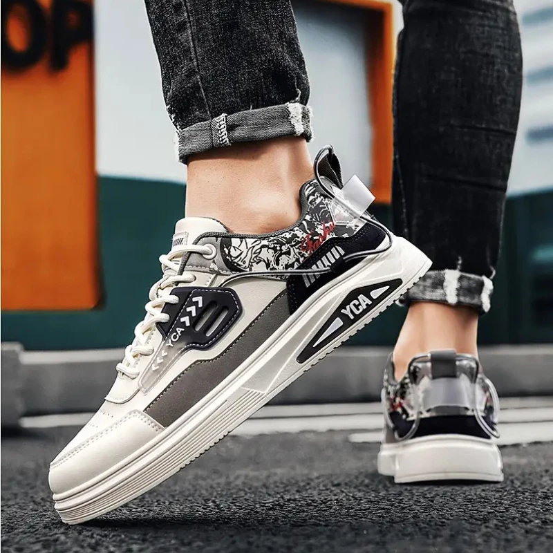 Men's Casual Sneakers 2025 Trendy Fashionable Unisex Shoes Durable Anti-slip Thick-soled Versatile Comfortable Breathable shoes