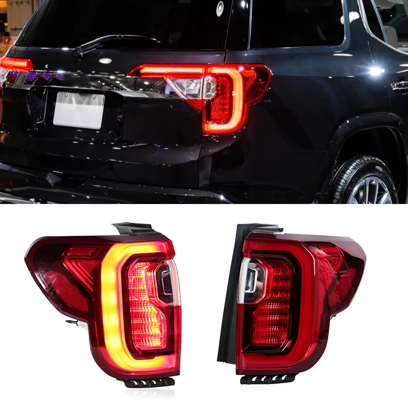 For GMC Acadia Denali SL SLE SLT 2020-2023 LED Taillight Warning Lights Brake Lights Reverse Lights Steering Flashing Lights