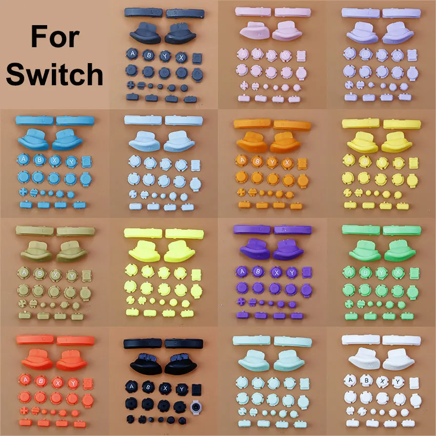 JCD Full Set SR SL ZL ZR L R Keys Joycon Shoulder ABXY Direction Button For NS Switch Joy-Con Controller