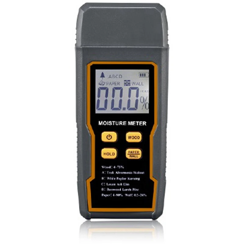 Digital Moisture Tester Handheld Needle Moisture Detector For Firewood Wallpaper Drywall