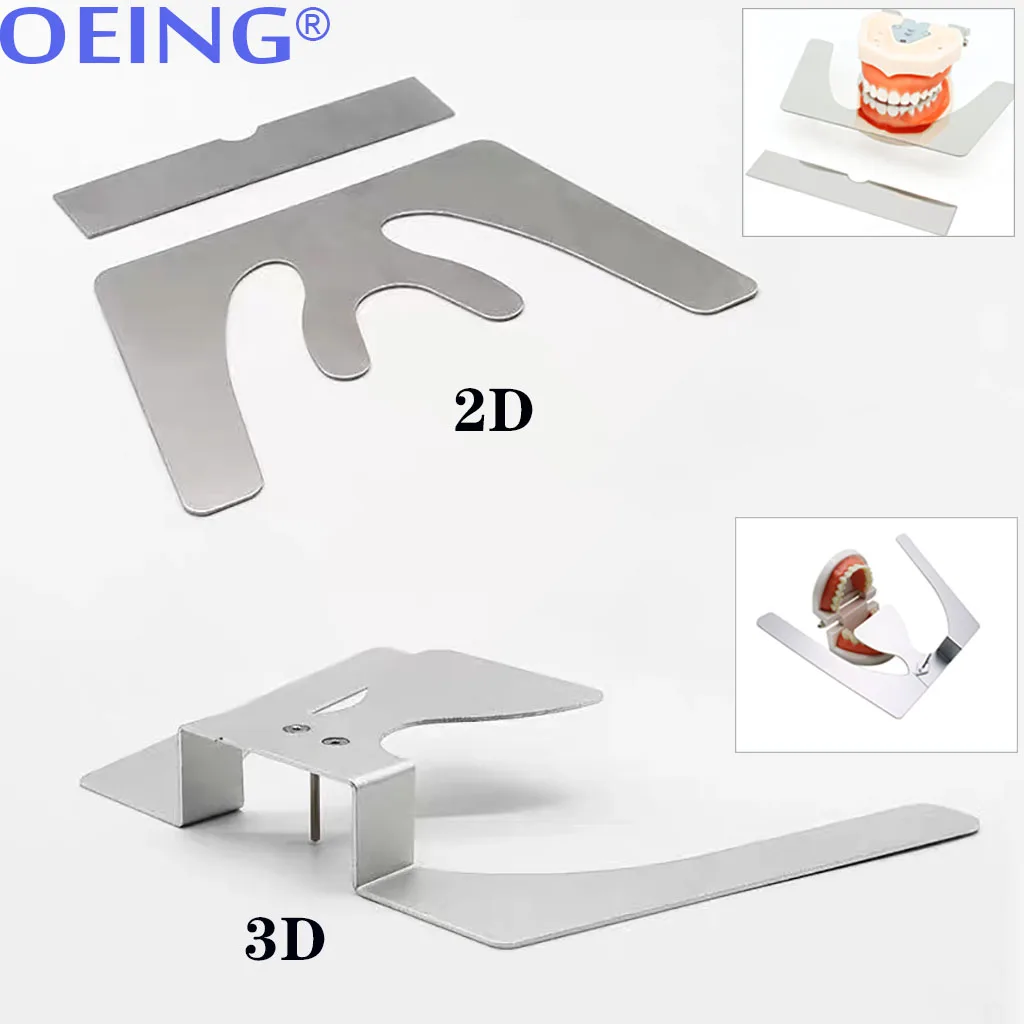 Dental Orthodontic 2D/3D Occlusal Plane Plate Autoclavable Dentist Tools  Maxillary Casting Jaw Fox Teeth Mouth Guard Position