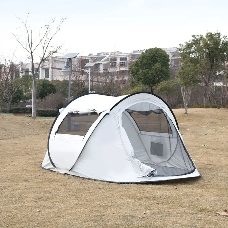 

Throw-away Tent Without Construction Quick-open Outdoor Camping for 3-4 People Fully Automatic Camping Waterproof Boat Tent