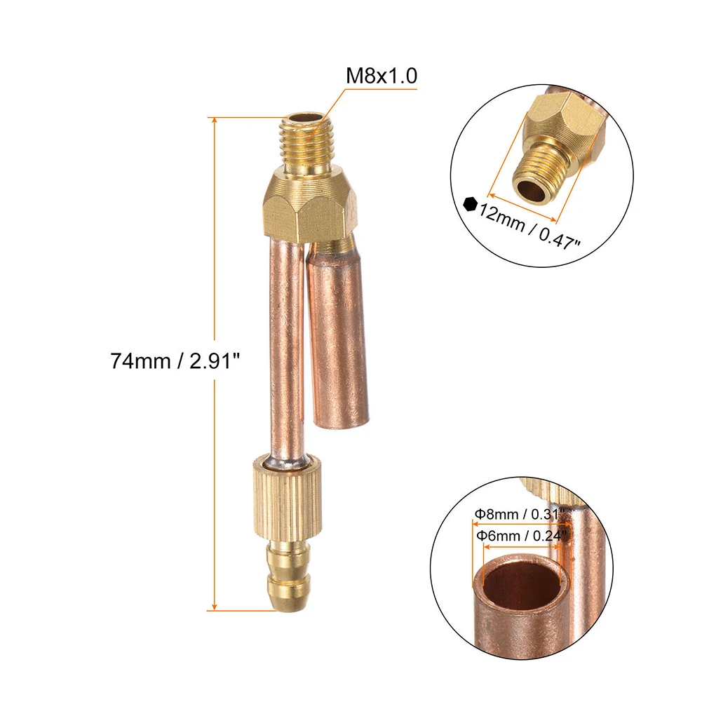 

Connector Adapter Adapter Connector For TIG Welding Gun For TIG Welding Torch Indep Endent Header M8x1.0 Separate