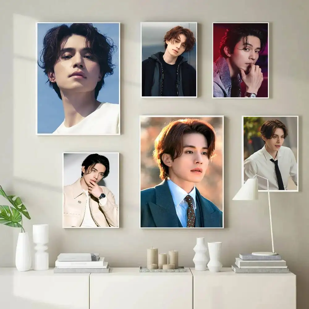 Koreanischer Schauspieler Lee Dong Wook Poster Selbstklebende Kunst Raumdekoration Restaurant Wanddekoration Kunstgemälde