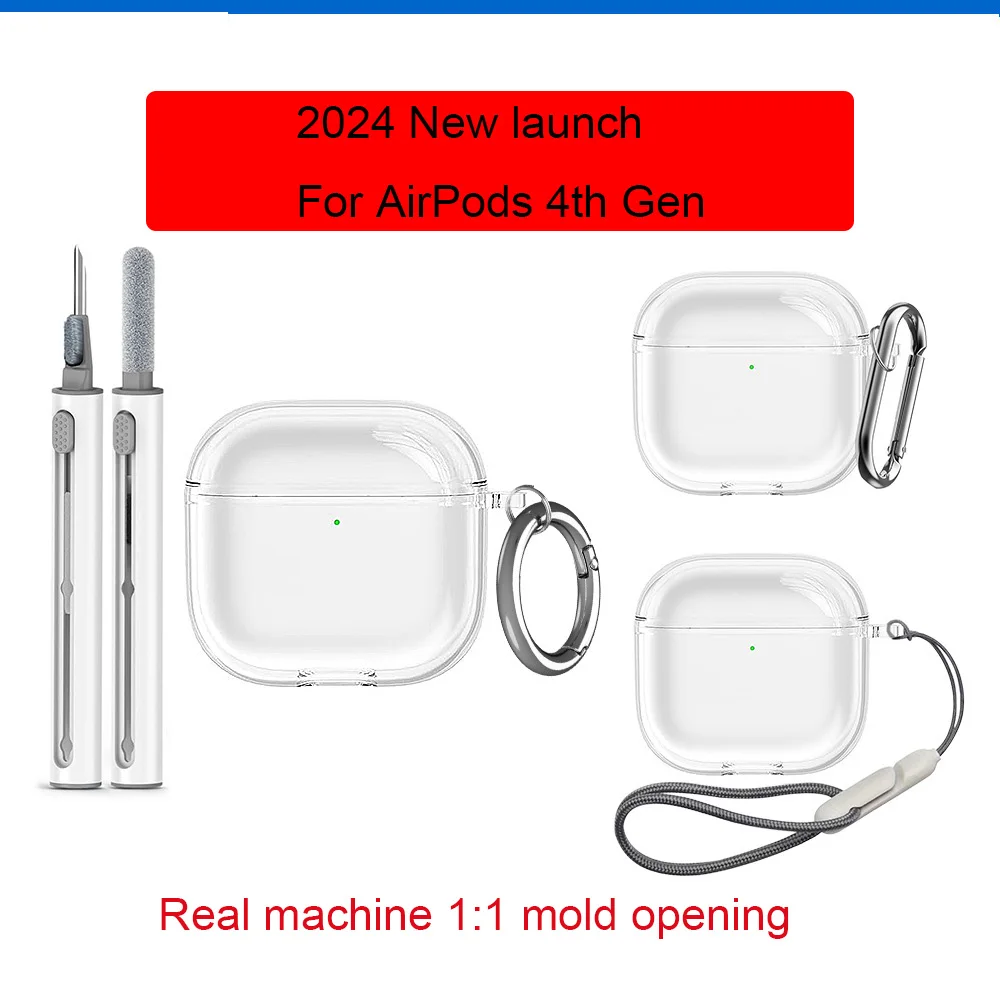 

Silicone Case For Airpods4 Apple Case And Combination Accessories For Multiple Wireless Bluetooth Headphone Cleaners