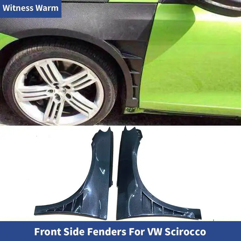 Accessoires de voiture Frp garde-boue avant de Style course en Fiber de carbone adapté pour garde-boue avant de pare-chocs Standard/r Scirocco 2009-up