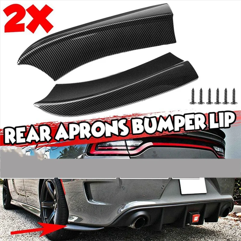 

Для Dodge Charger SRT RT SXT 2015-2023 задние лопатки бампер разделитель губ диффузор спойлер Canard
