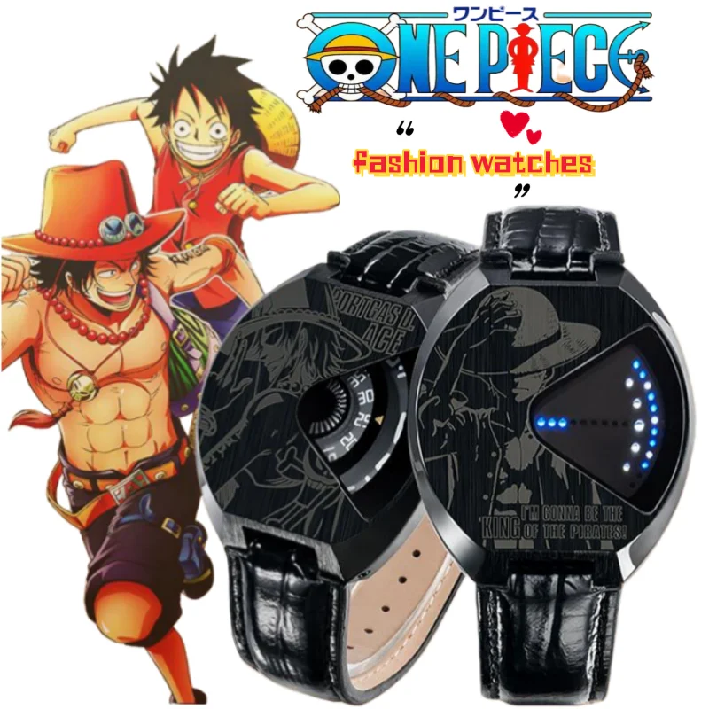 One Piece Monkey·D·Luffy Sanji modische Persönlichkeitsuhr für Jungen und Mädchen, hochwertige Armbanduhr, exquisites Weihnachtsgeschenk