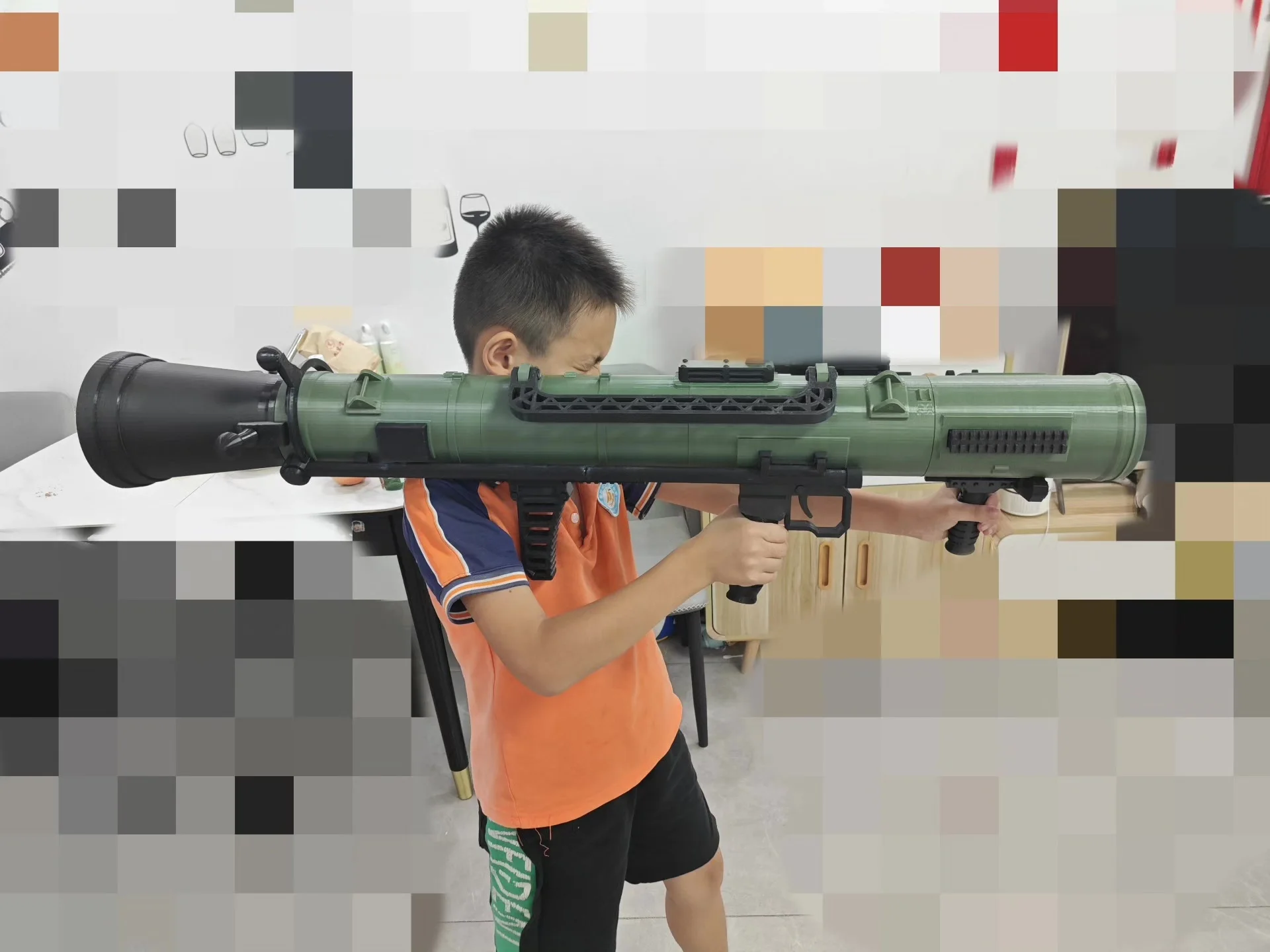 1/1 3D Printed Carl Gustaf M4 Recoilless Rifle Model in PLA, for Cosplay & Military Fans