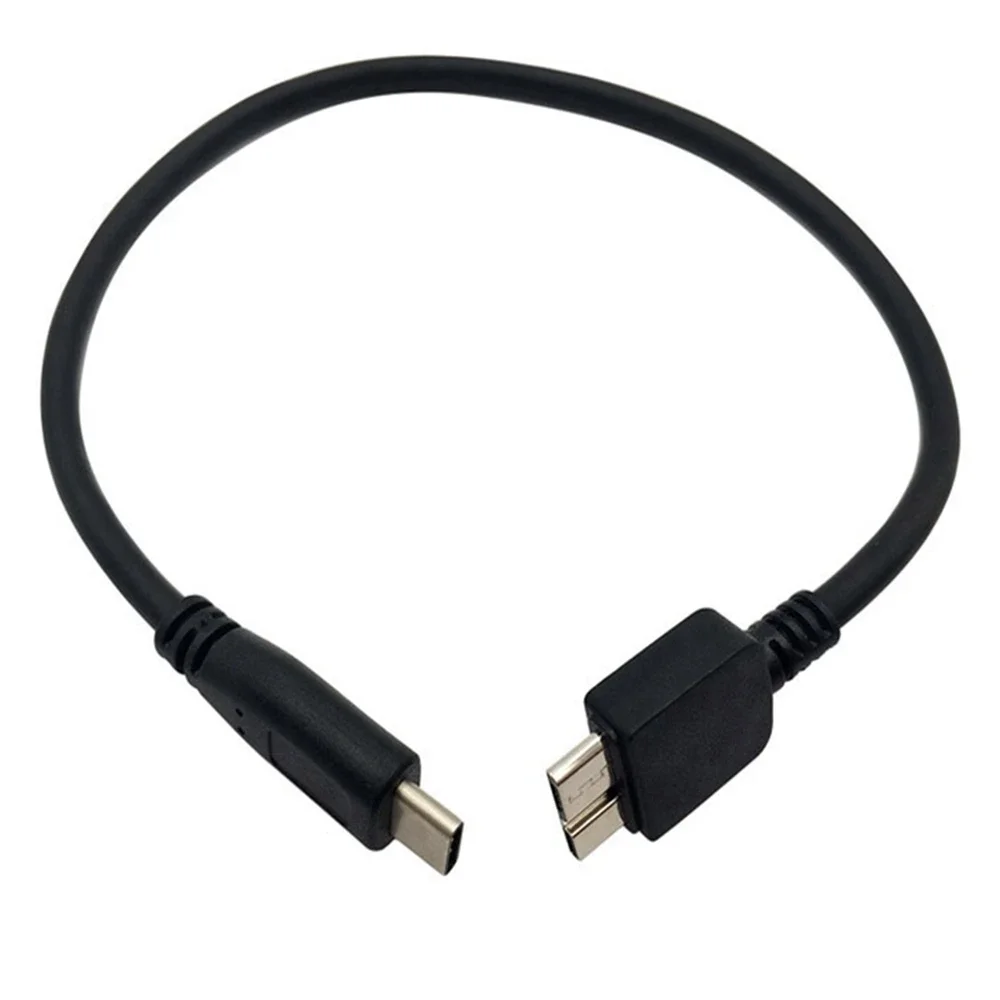 

USB 3.1 C to USB 3.0 Micro B cable connectors for HDDs, external hard drives, mobile phones, PC 30CM