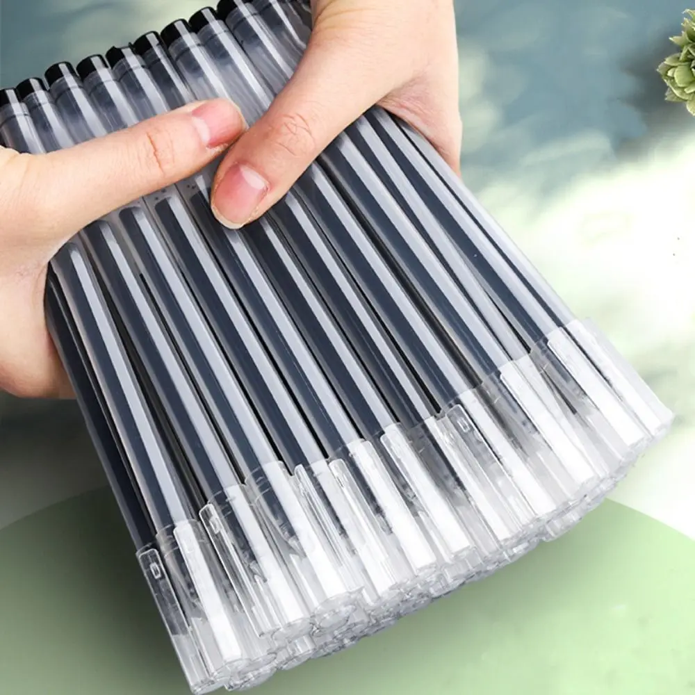 

Простая быстросохнущая гелевая ручка с черными/синими/красными чернилами, наконечник 0,5 мм, шариковая ручка, инструмент для письма большой емкости, для школы и офиса