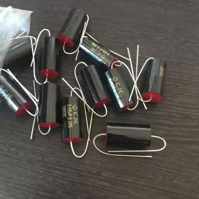 

10-100 шт. новый подлинный CJE 0.68UF100VDC толстый медный штифт неиндуктивный IGBT защитный конденсатор поглощения