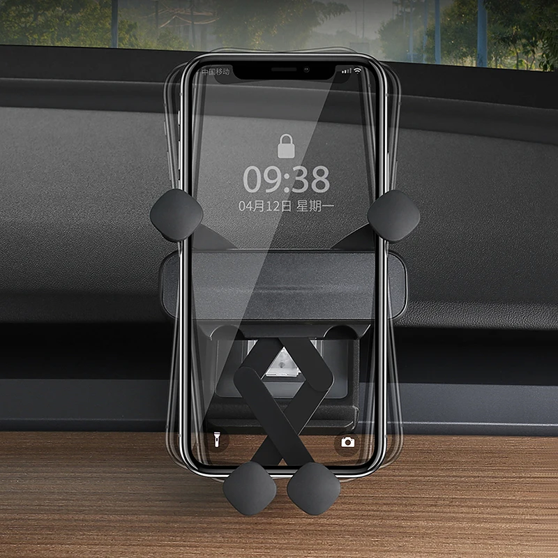 ل تسلا نموذج 3 Y 2017-2020 2021 2022 2023 2024 2025 ABS لوحة سيارة حامل هاتف حامل هاتف الهاتف الذكي لتحديد المواقع دعم جبل #5