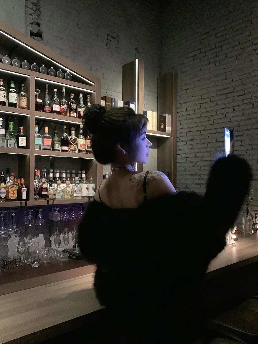 ブラックローズ マンジ 秋冬 ヘビーワーク フォックスファーコート フェイクファー襟 ショート ストリートスタイル 長袖 レディース アウター