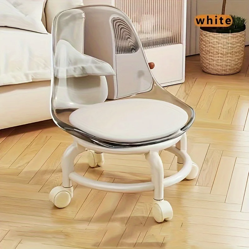 Portable Multi-Functional Swivel Stool with Universal Casters Indoor Outdoor Small Bench for Floor Cleaning & Daily Use