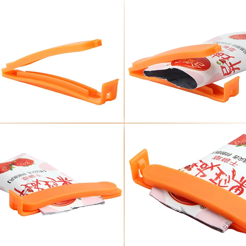 10/20 Stück Küchen-Aufbewahrung Lebensmittel-Snack-Verschluss-Clips Verschlussklemmen Plastikwerkzeug Küchenzubehör Tragbar Großpackung TMZ – Detail 3