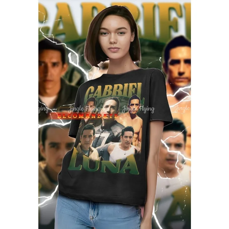 Gabriel Camicia Vintage Omaggio Tshirt Fan Tees T-Shirt Retro Anni '90 Maglione Gabirel Luna Merch Regalo