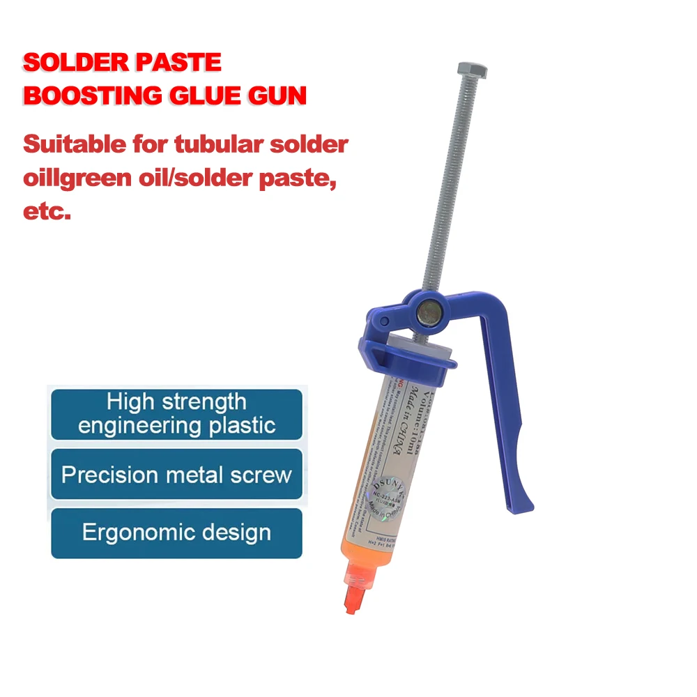 Solder Paste Booster UV Solder Mask Ink Welding Oil Pusher for Motherboard Repair Tools Flux Extruder Welding Propulsion Tool