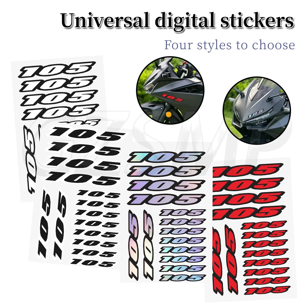 

Мотоциклетный обтекатель, шлем, корпус, деко, наклейки, номер 150, подходят для 105 SX, графический логотип, эмблема, аксессуары, наклейки