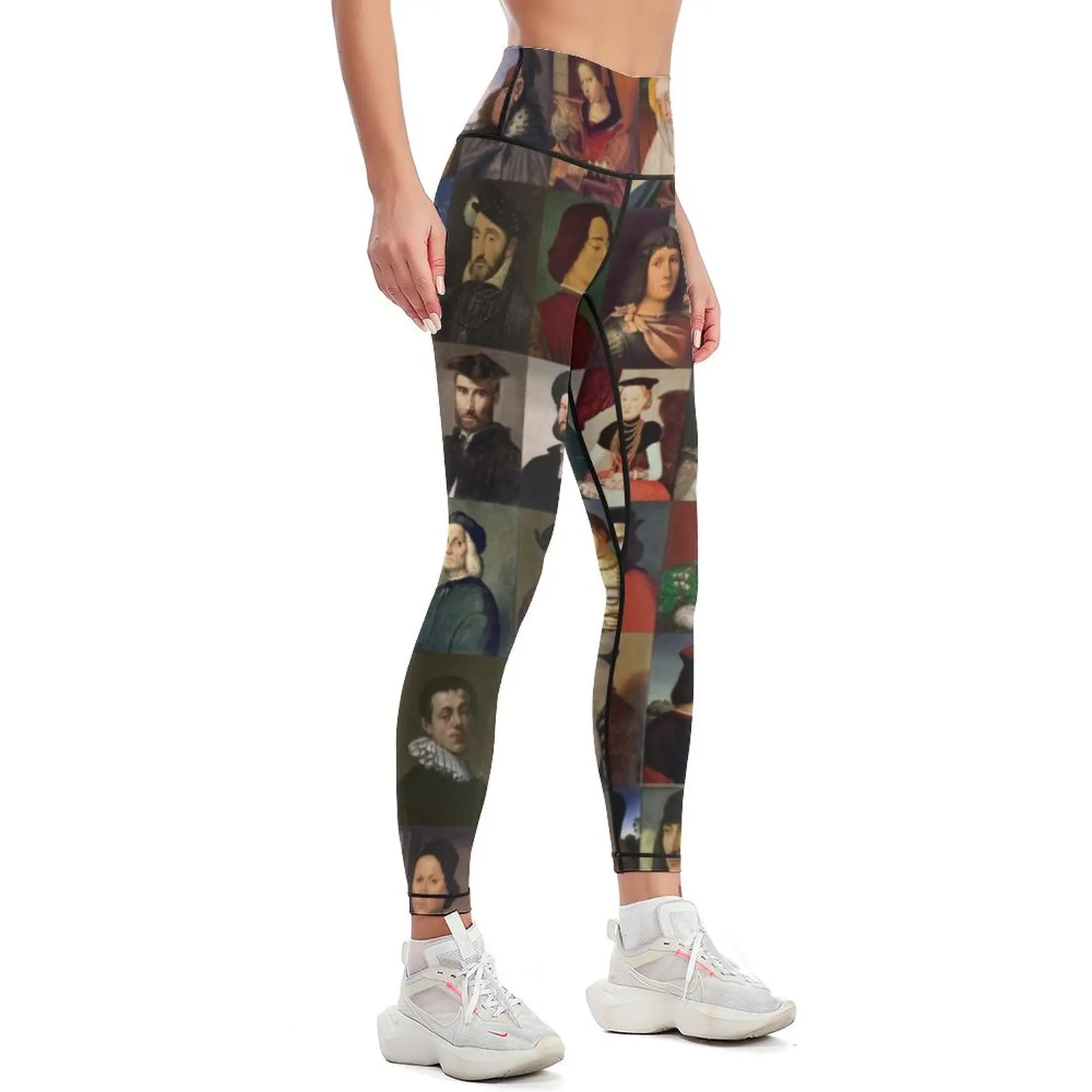 Renaissance Faces Leggings Legging sport workout clothes for Womens Leggings